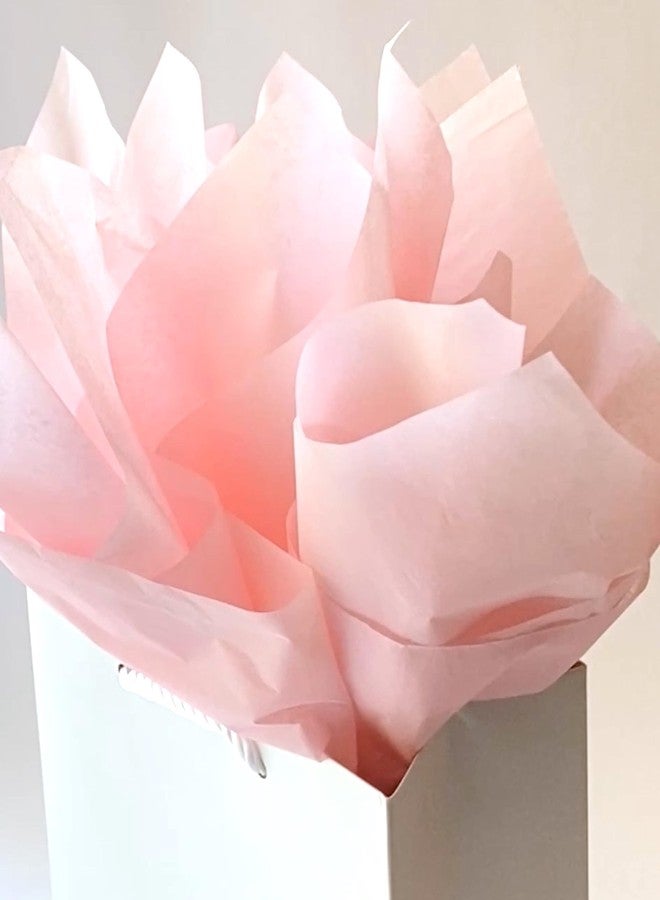 Colors of Rainbow Gift Wrapping Tissue Paper (96 Sheets, 20 Inch x 14.5 Inch) for Gift Bags Gift Boxes and Gift Baskets Packaging Baby Shower Bridal Shower Craft Project (Blush Light Pink) - Image 2